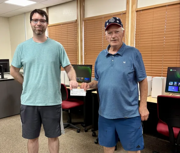 DCB Game Club receives contribution